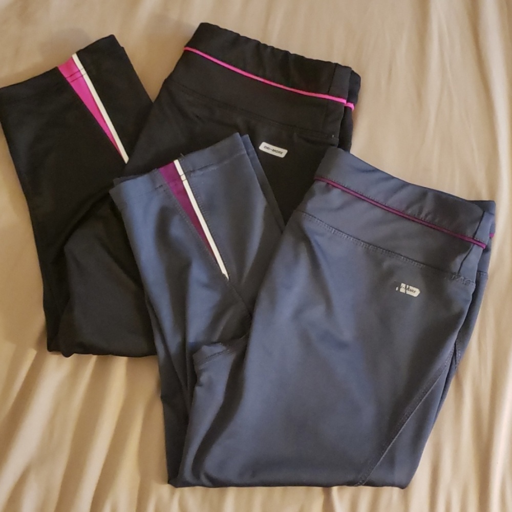 2 pairs of athletic leggings.